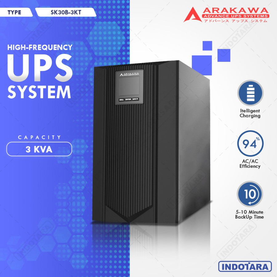 UPS Arakawa SK30B-3KT - Stabilisasi Daya Listrik Online