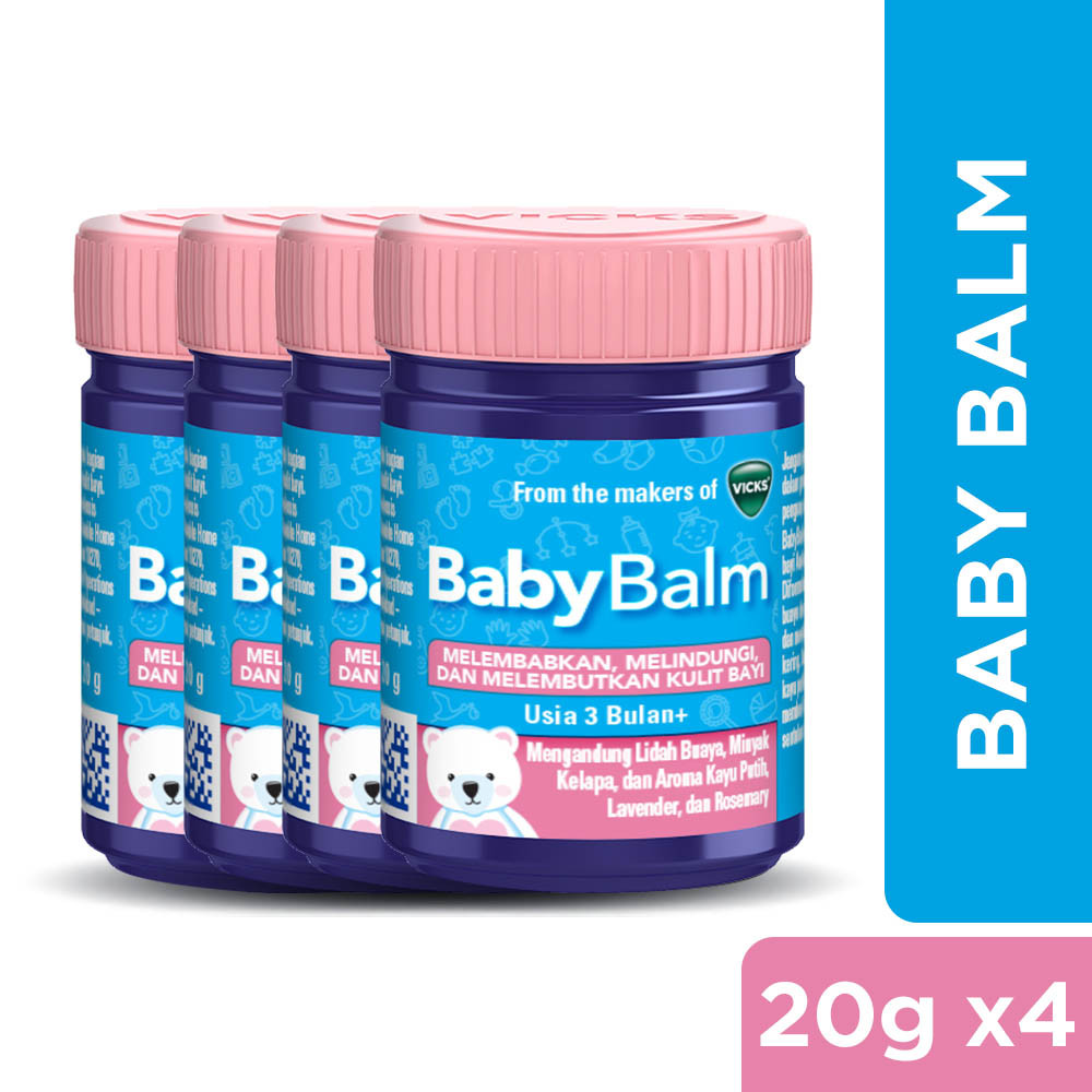 From The Makers Of Vicks - Baby Balm 20g X4