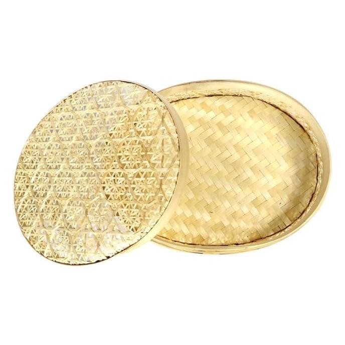 

Hot Promo!, Hampers Kotak Keranjang Bambu Tas Parcel Lebaran Oval