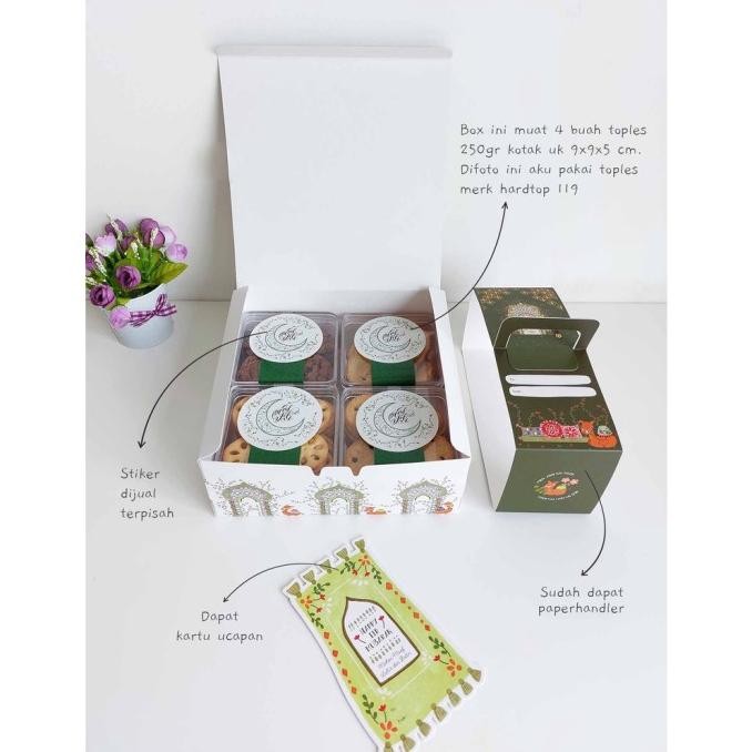 Terbaru Laris!, Hampers Lebaran Dus Kotak Kue Brownies Lapis Box Legit Idul Fitri Aw1