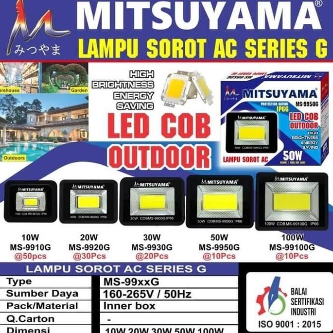Sale Lampu Sorot Led Cob 50/100 Watt Mitsuyama Ms-99Xxg