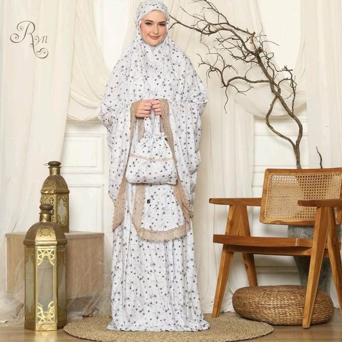 Miliki | Mukena Rayyan Vienna Series | Mukena Dewasa Travelling Rayon Ryn Jumbo Ori Ryn