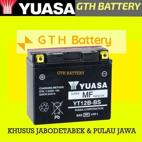 Ready  Aki Motor Besar Moge Yuasa Yt12B-Bs