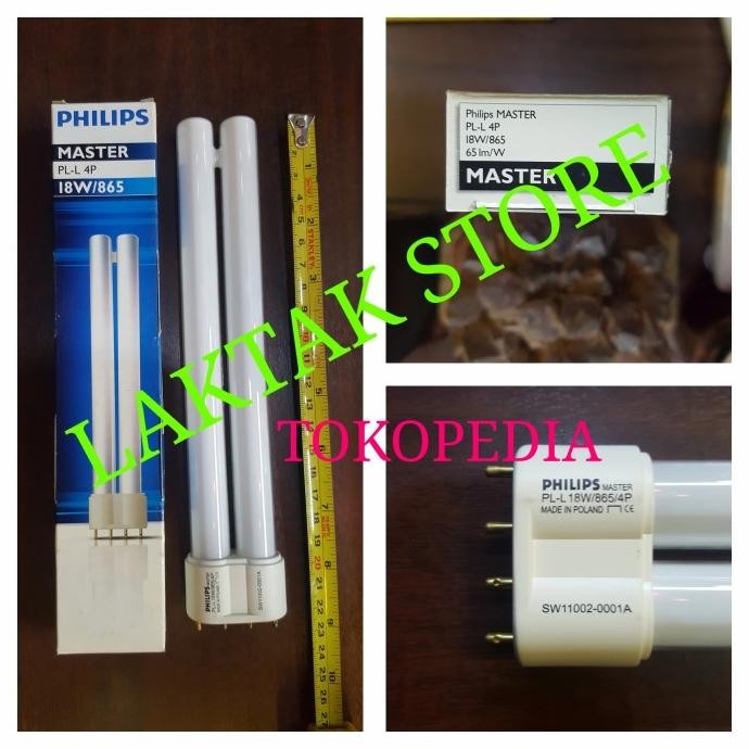 Promo Lampu Philips Pl-L 18W/865 Pl Long 4 Pin