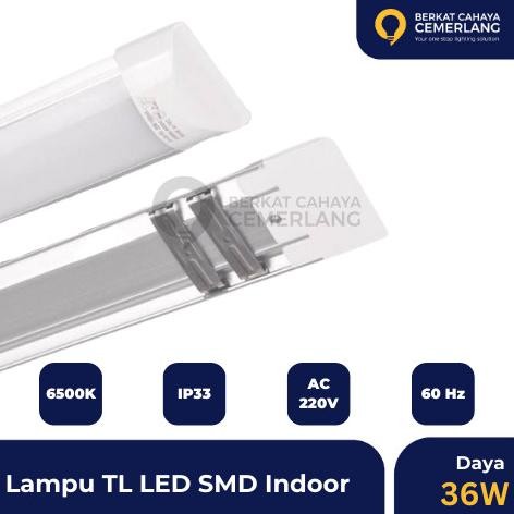 Promo Lampu Tl 36W Led Plus Kap Waterproof