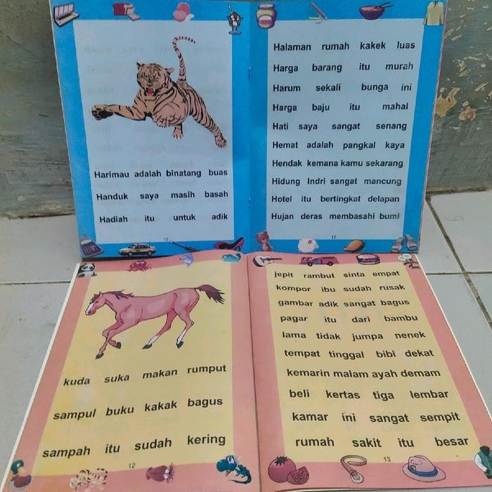 

Paket 2 Buku Anak Lancar Membaca 2A,2B Fuul Color Buat Belajar