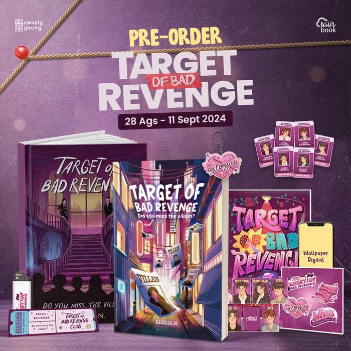 

Novel Target Of Bad Revenge By Adelia N - Rainbook Publishing