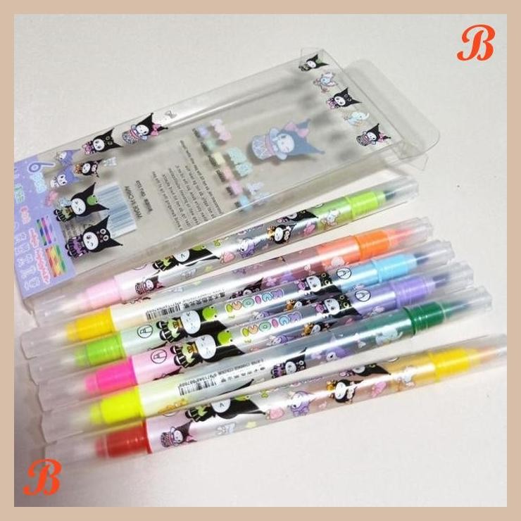 

| KK | (6PCS) STABILO 6 WARNA KUROMI / HIGHLIGTHER MOTIF KUROMI