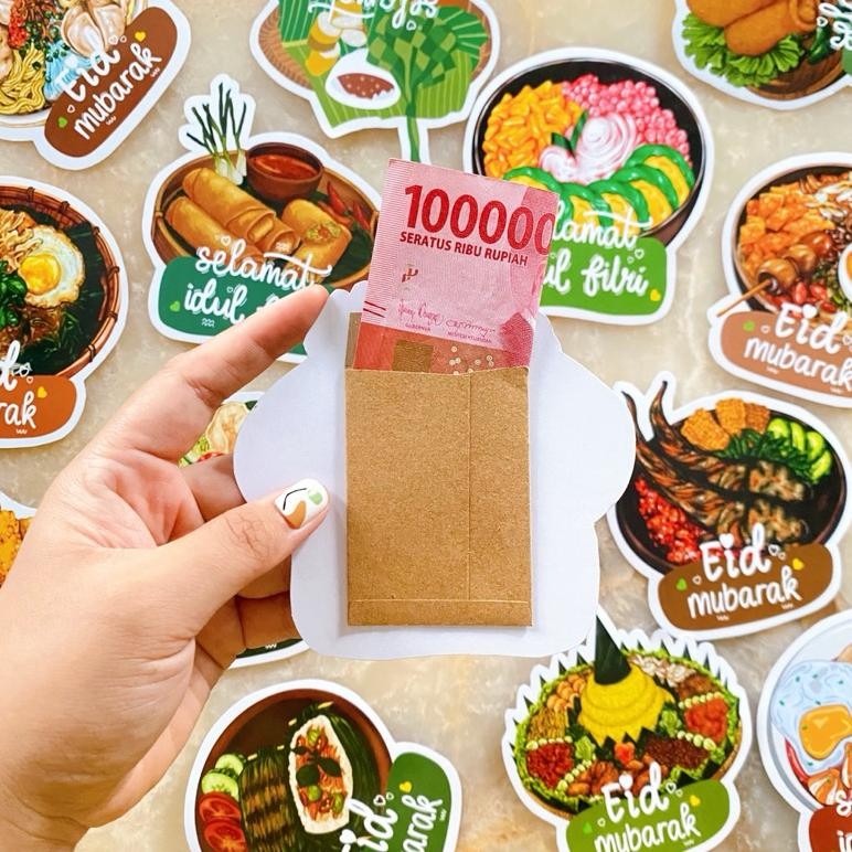 

VIRAL [25 PCS] AMPLOP LEBARAN 3D Eh76