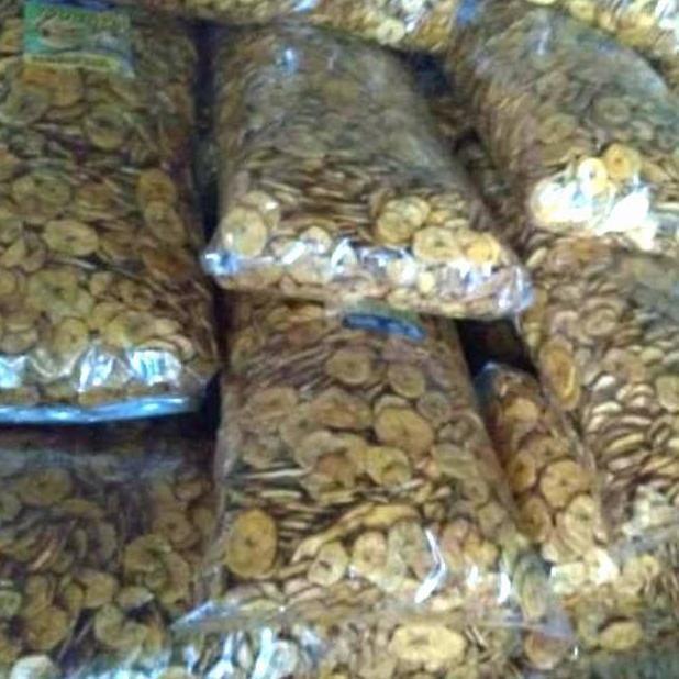 

TERMURAH 1kg keripik pisang dua varian rasa manis / asin gub-103