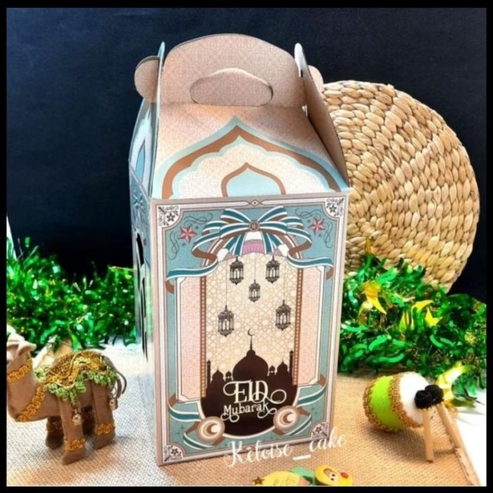 

New! Ready Isi 5 Pcs / 10.500 Box/Dus Kue Kering Idul Fitri Isi 3 Toples 500 Gr TerlarisBest Seller - Cream Idul Fitri