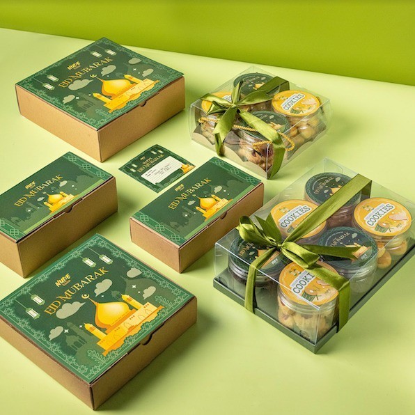 

New! Nude Idul Fitri Hampers Cinnamon Roll Box - Box Of 9 Cinnamon Idul Fitri