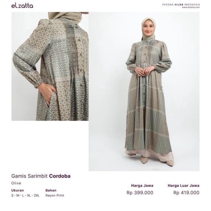 Best Promo, Gamis Sarimbit Cordoba Elzatta Hijab Dress Muslim Couple