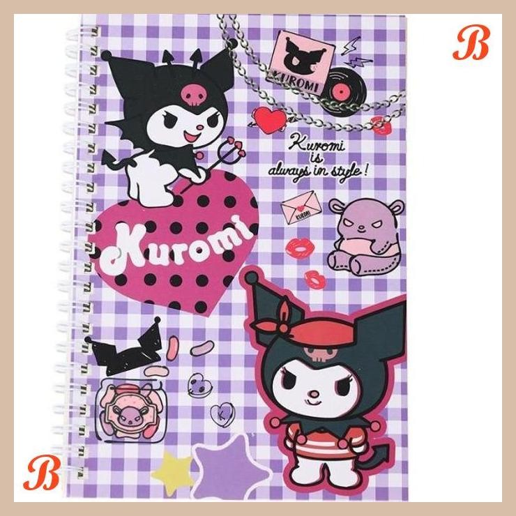 

| KK | BUKU TULIS SEKOLAH A5 SANRIO KUROMI / NOTEBOOK ANAK SD SMP 60 LEMBAR