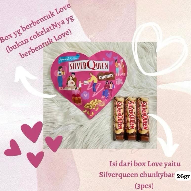 

ORIGINAL GIFTBOX SPECIAL LOVE EDITION // DAIRYMILK SILVERQUEEN // VALENTINE ULANGTAHUN WEDDING ANNIVERSARY Eh76