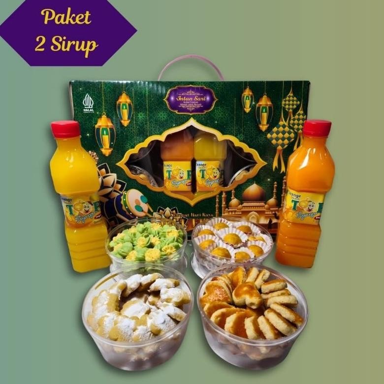 

TERLARIS Intan Sari Paket 2 Sirup ( Twin ) - Paket kue kering lebaran plus sirup - Hadiah Idul Fitri - Kue lebaran wes-24