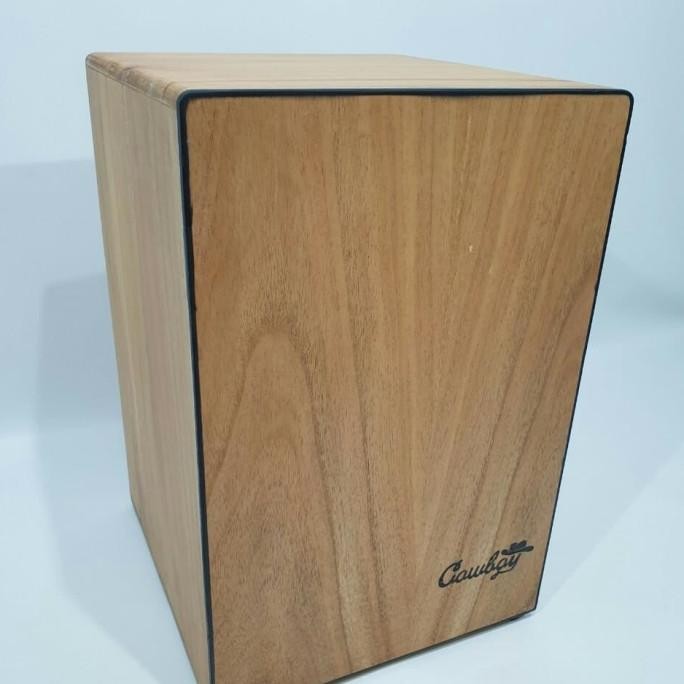 Cajon Cahon Kahun Drum Portable Merk Cowboy Model Kotak Bonus Tas Premium