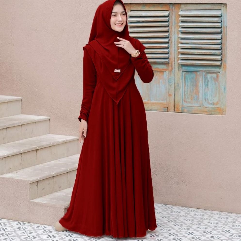 ORIGINAL Mayra syar'i 2layer terbaru gamis syar'i jumbo fgk-24