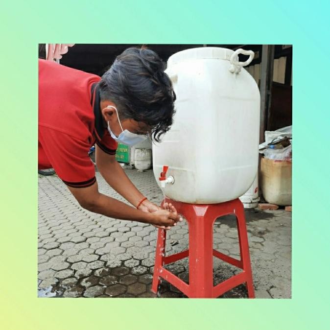 Drum Tempat Air Cuci Tangan Kapasitas 50 Liter | Drum Kosong Premium