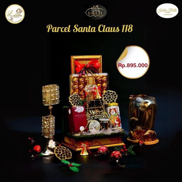 

Santa Claus 118 Parcel Cookies Hadiah Natal Cookies Natal Kado Natal