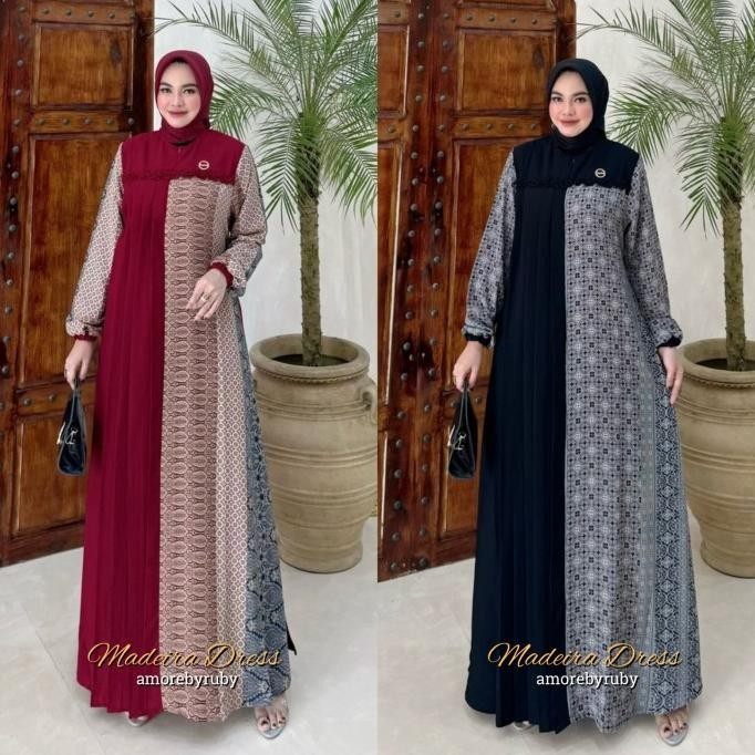 Promo, Madeira Dres, Abaya Muslimah/ Amore By Ruby