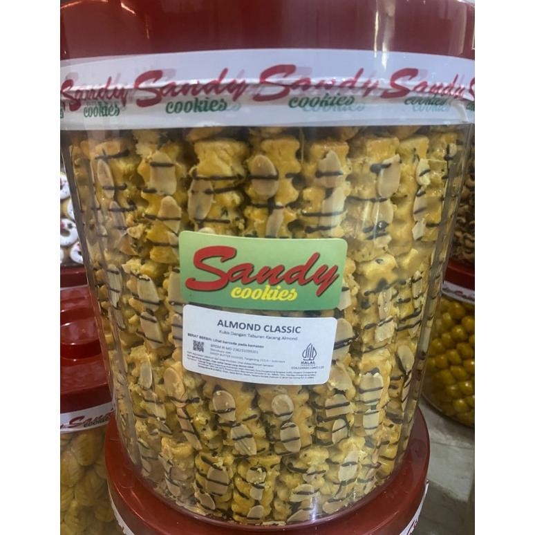 

ALMOND CLASSIC #SANDY COOKIES 200gr + TOPLES (REPACK)