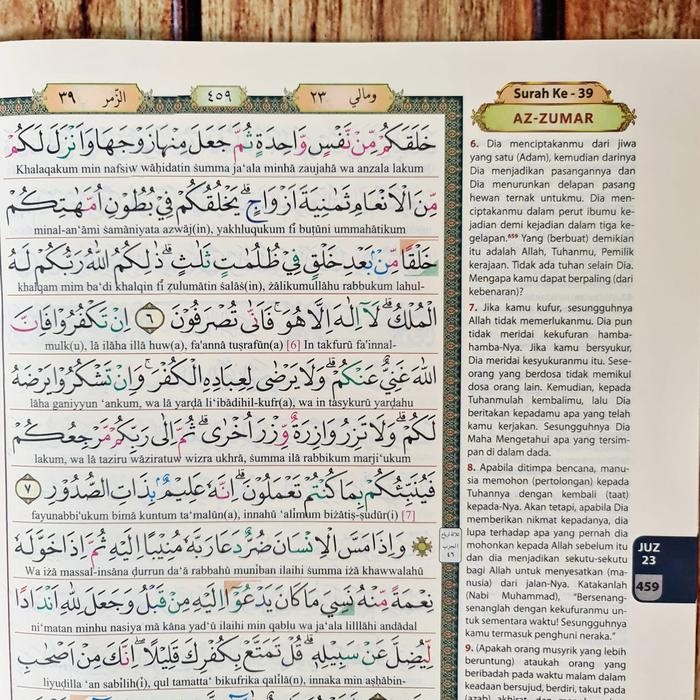

Al Quran Perjuzz A4 Tajwid Terjemah Transliterasi Latin Per Ayat Al-Munjid Kertas Hvs Alquran