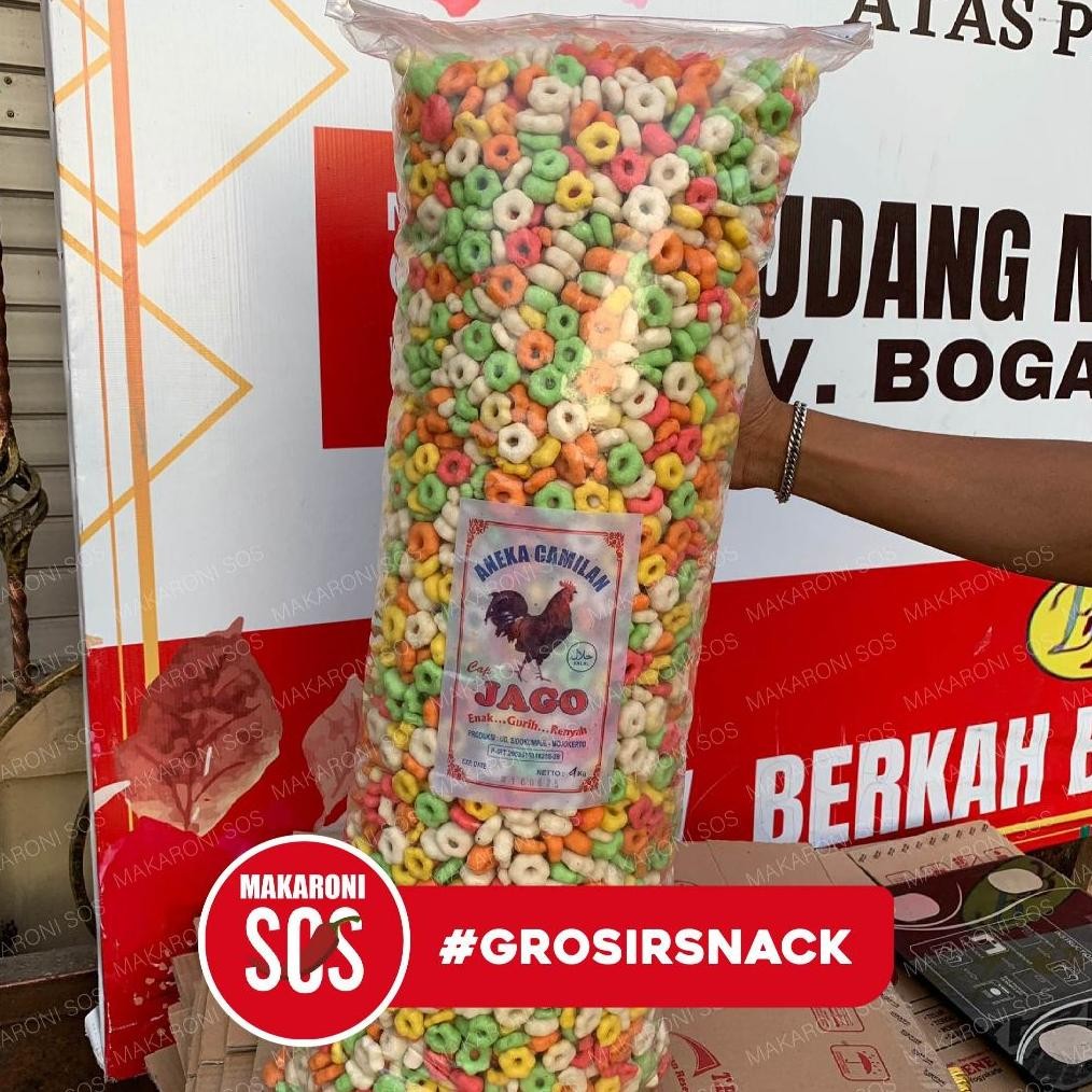 

gd-8 Pilus Sakura Alen Alen 1KG Warn Warni Gurih Renyah Terlaris
