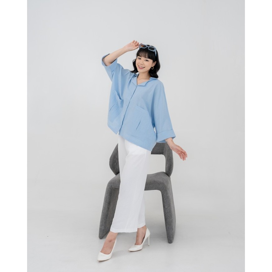 [Seminggu.rtw] - Moel Linen Shirt (SAMPLE SALE)