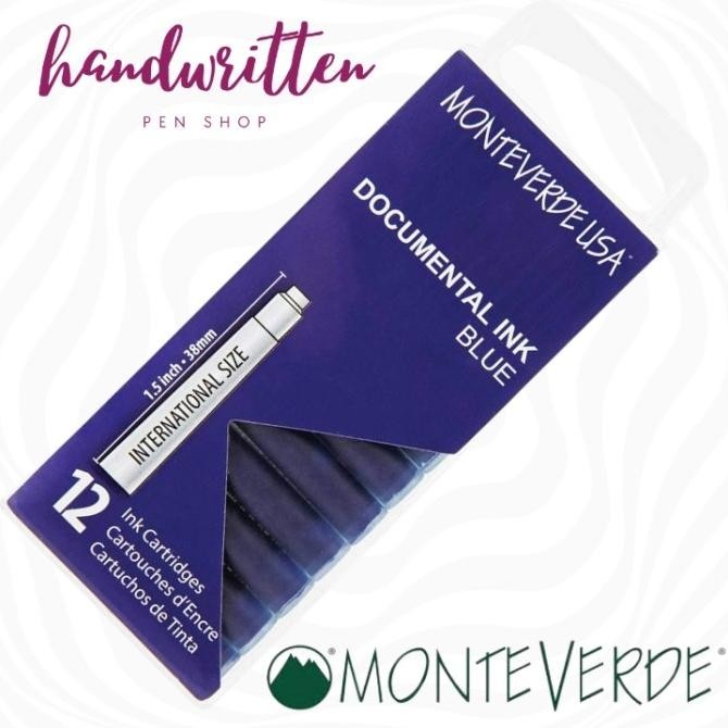 

MONTEVERDE WATERPROOF FOUNTAIN PEN INK CARTRIDGE REFILL/ TINTA FOUNTAIN PEN