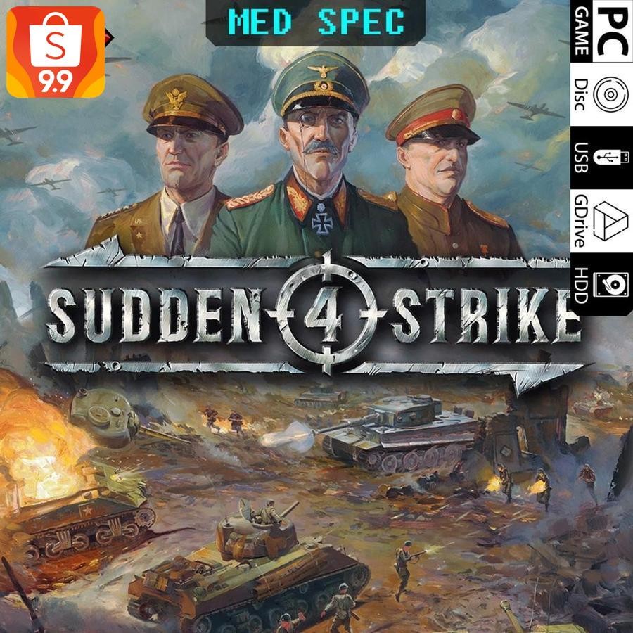sudden strike 4 pc full version/game pc game/games pc games baru
