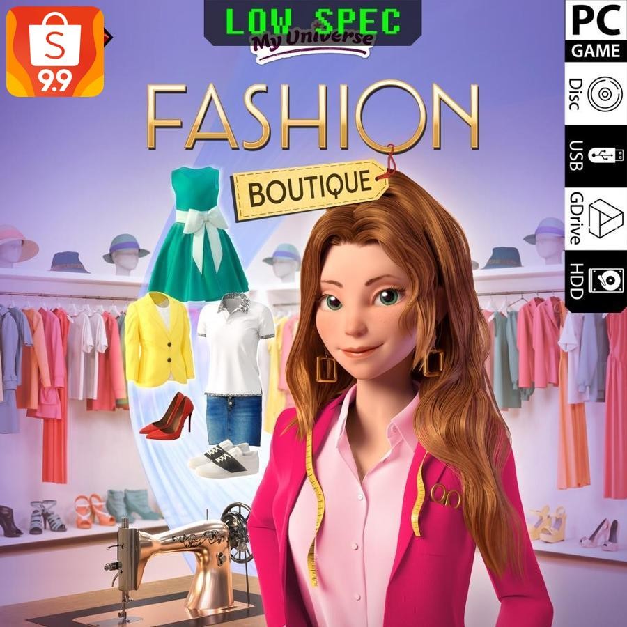 my universe fashion boutique pc full version/game pc game/games pc games baru