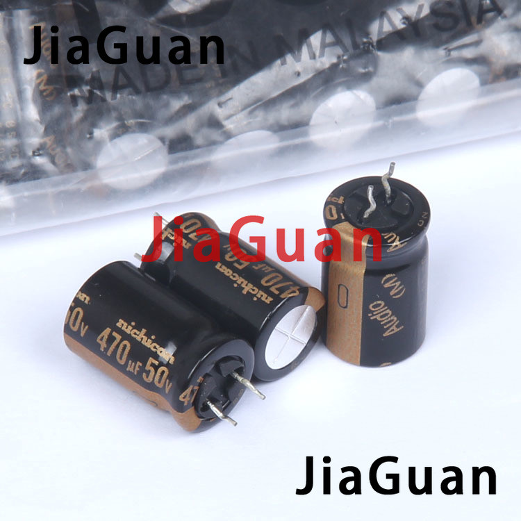 JENNAIRA  20pcs NICHICON audio 50V470UF 12.5x20MM electrolytic capacitor 470uF/50v 85 degrees 470uf 