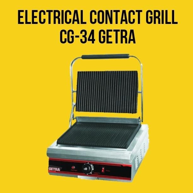 GETRA CONTACT GRILL CG-34 / PANINI MACHINE / MESIN PANINI