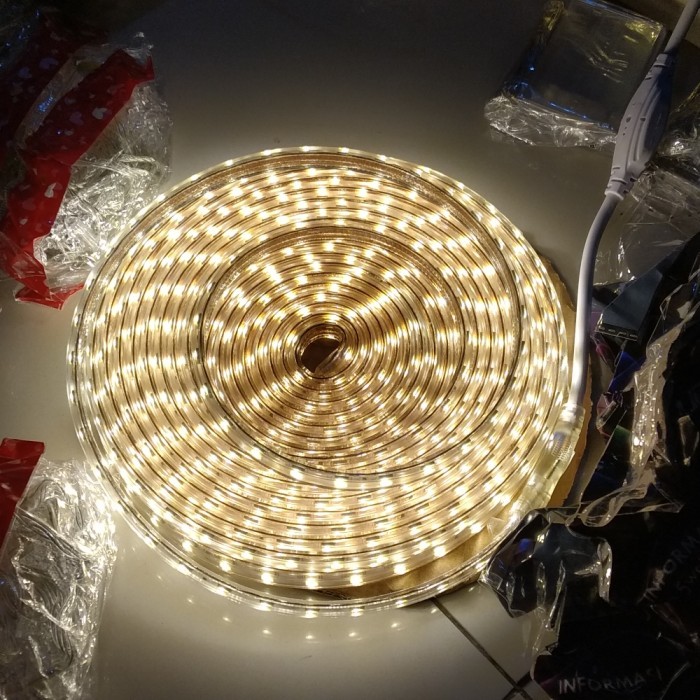 Lampu Led Strip Dimmable Warm White 12V 5 Meter
