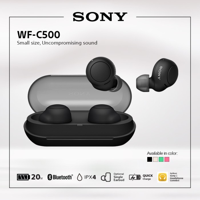 Sony Wf-C500 Truly Wireless Headphones / Wfc500 / Wf C500