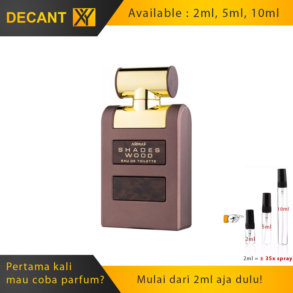 Decant Parfum Armaf Shades Wood Men 2ml 5ml 10ml
