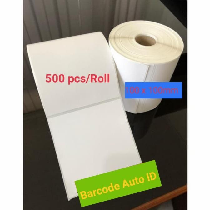 

LABEL THERMAL 100MM X 100 MM-500PCS/ROLL-ZD888, WINCODE C342C,TSC