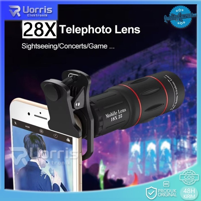 TERLARIS TERLARIS LENSA TELEZOOM HP APEXEL 28X ZOOM LENSA ZOOM HP TELEZOOM APEXEL 18X25 DENGAN