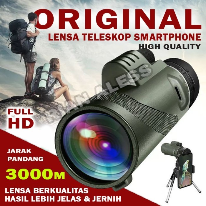 TERLARIS TERLARIS LENSA ZOOM KAMERA CAMERA HP FOTOGRAFI HD LENSA TELEZOOM TEROPONG JARAK JAUH TELE