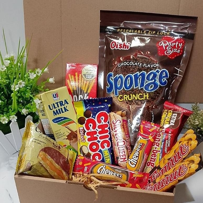 

SPECIAL Hampers coklat snack box hadiah ulang tahun hari guru valentine graduation kelulusan anniversary lebaran natal fn-56