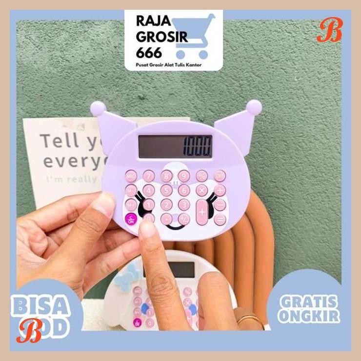 

| KK | KK-1468 KALKULATOR SANRIO 8 DIGIT / CALCULATOR KUROMI HELLO KITTY CINNAMOROLL LUCU / PERALATAN SEKOLAH BERHITUNG ANAK / KALKULATOR PORTABLE SANRIO LUCU