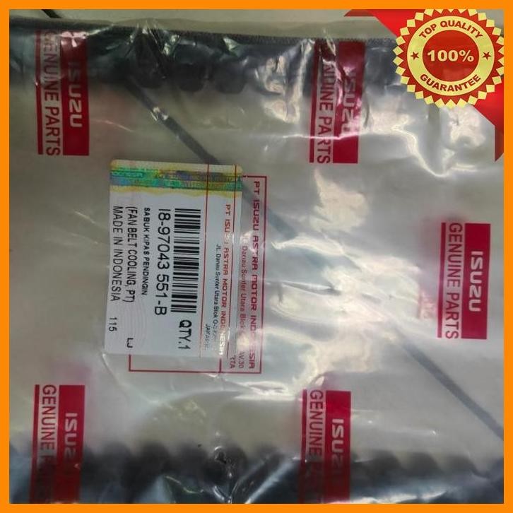 [SNM] FANBELT DINAMO AMPER ORIGINAL ISUZU ELF NHR55 PANTHER 2.3 2.5 OLD