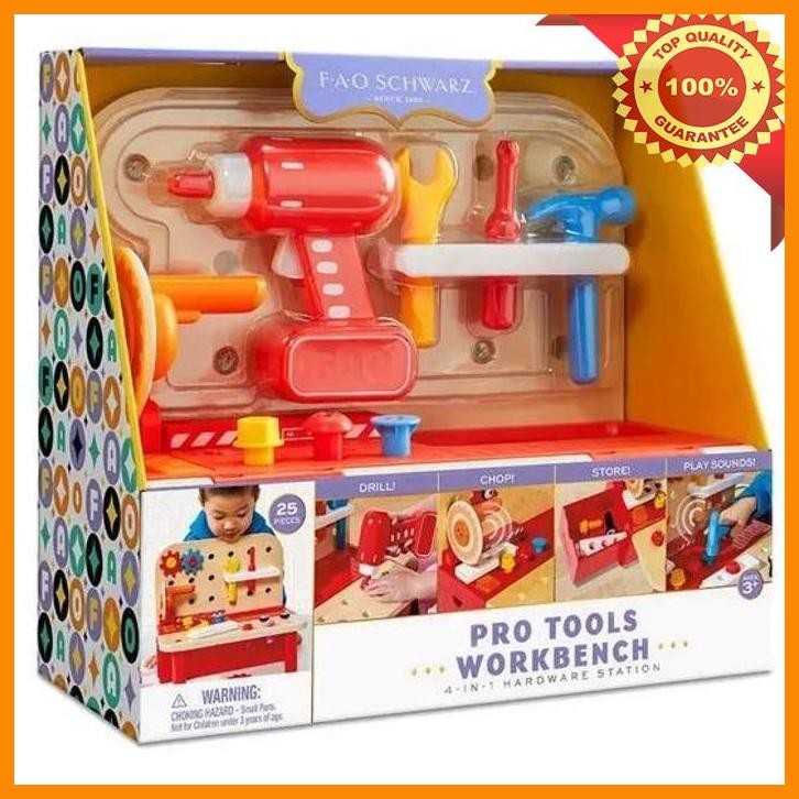 

[THM] ORI FAO SCHWARZ TOY WOOD PRO TOOL WORK BENCH