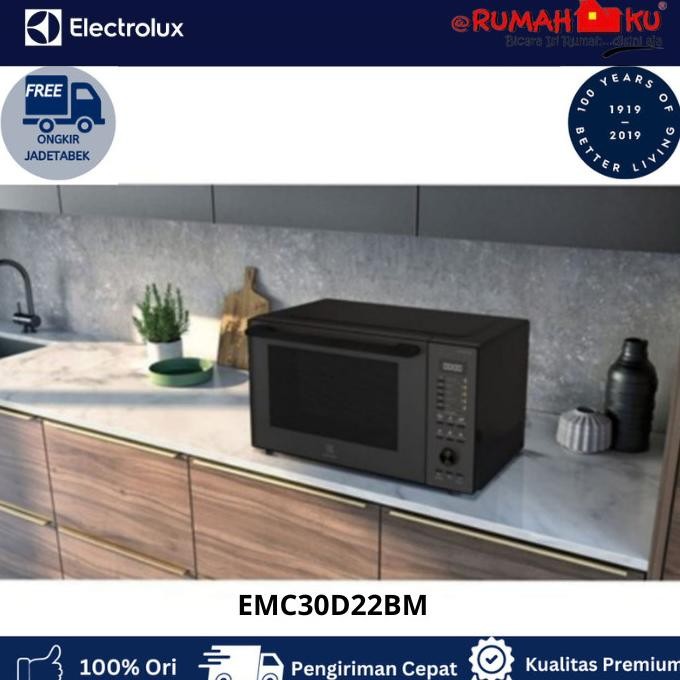Grosir Microwave Electrolux Emc 30D22 Bm Plus Grill Steam Airfry 30 Liter