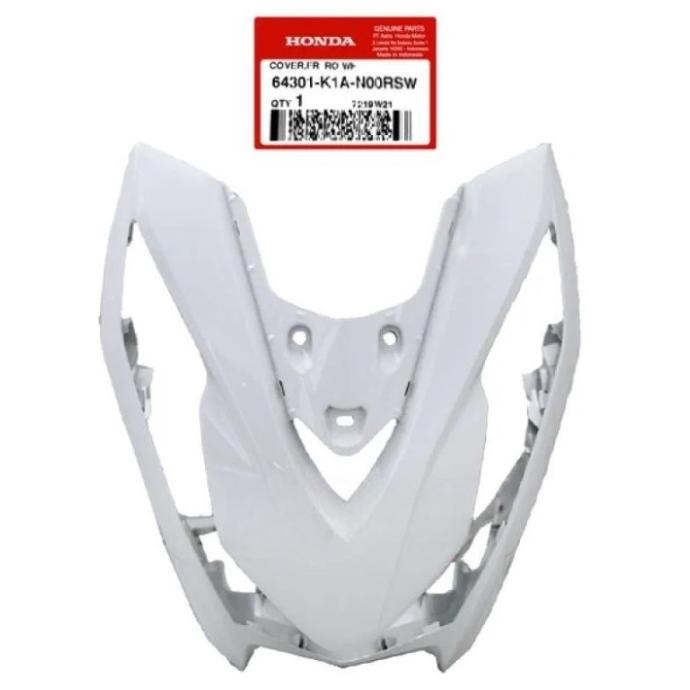 Cover Tameng Depan Putih Mutiara Beat K1A - 64301K1An00Rsw