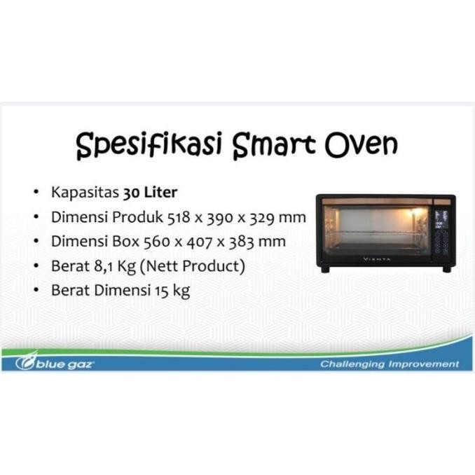 Murah Smart Oven Vienta 14 In 1 Multifuction Low Watt Garansi Resmi - Oven Listrik 850 Watt
