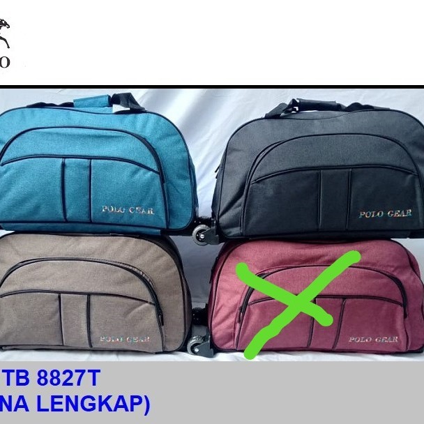 TAS PAKAIAN TROLI BESAR POLO INTERCLUB 19951 TERLARIS TERMURAH