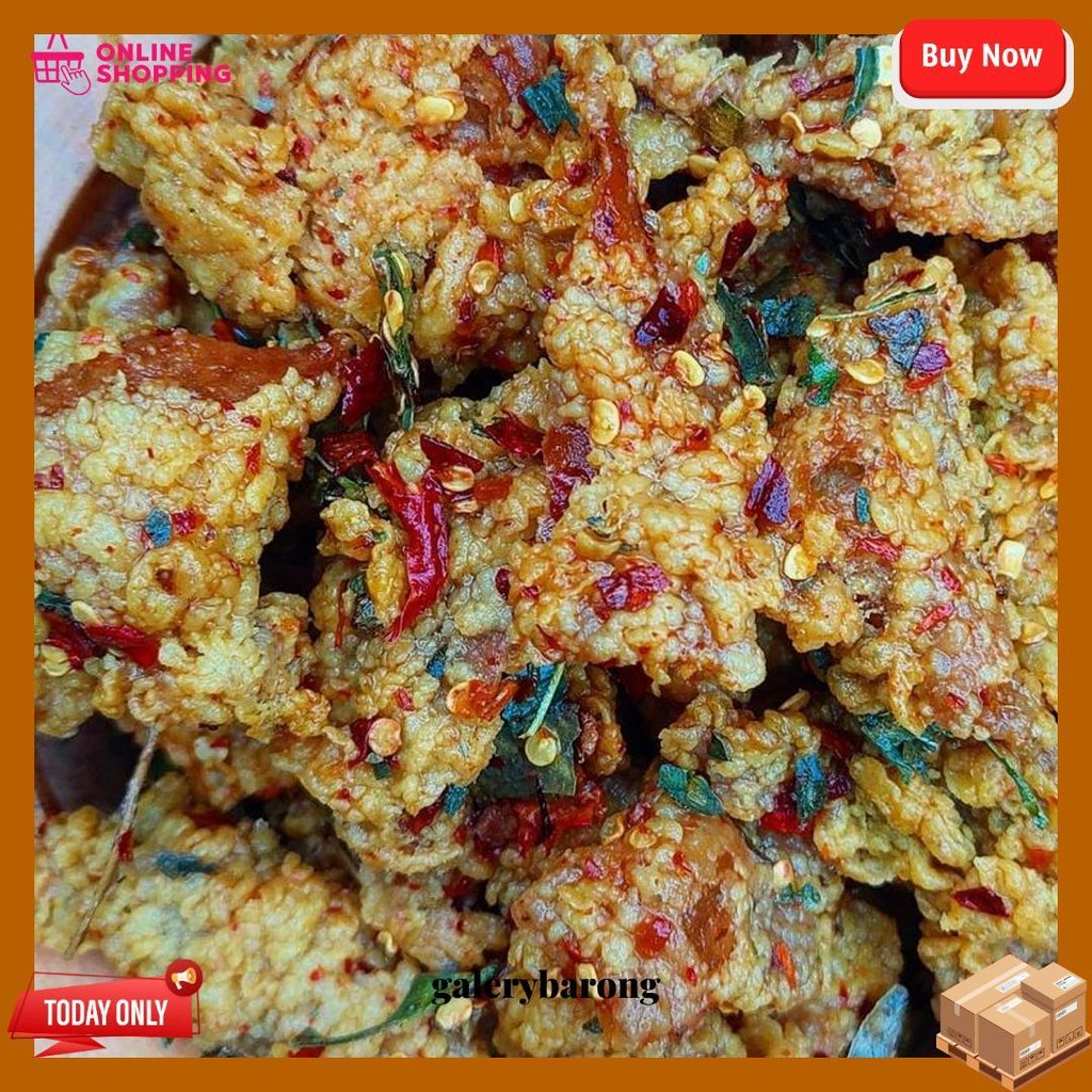 

Keripik Kulit Pedas Daun Jeruk 500Gr Bisa Cod