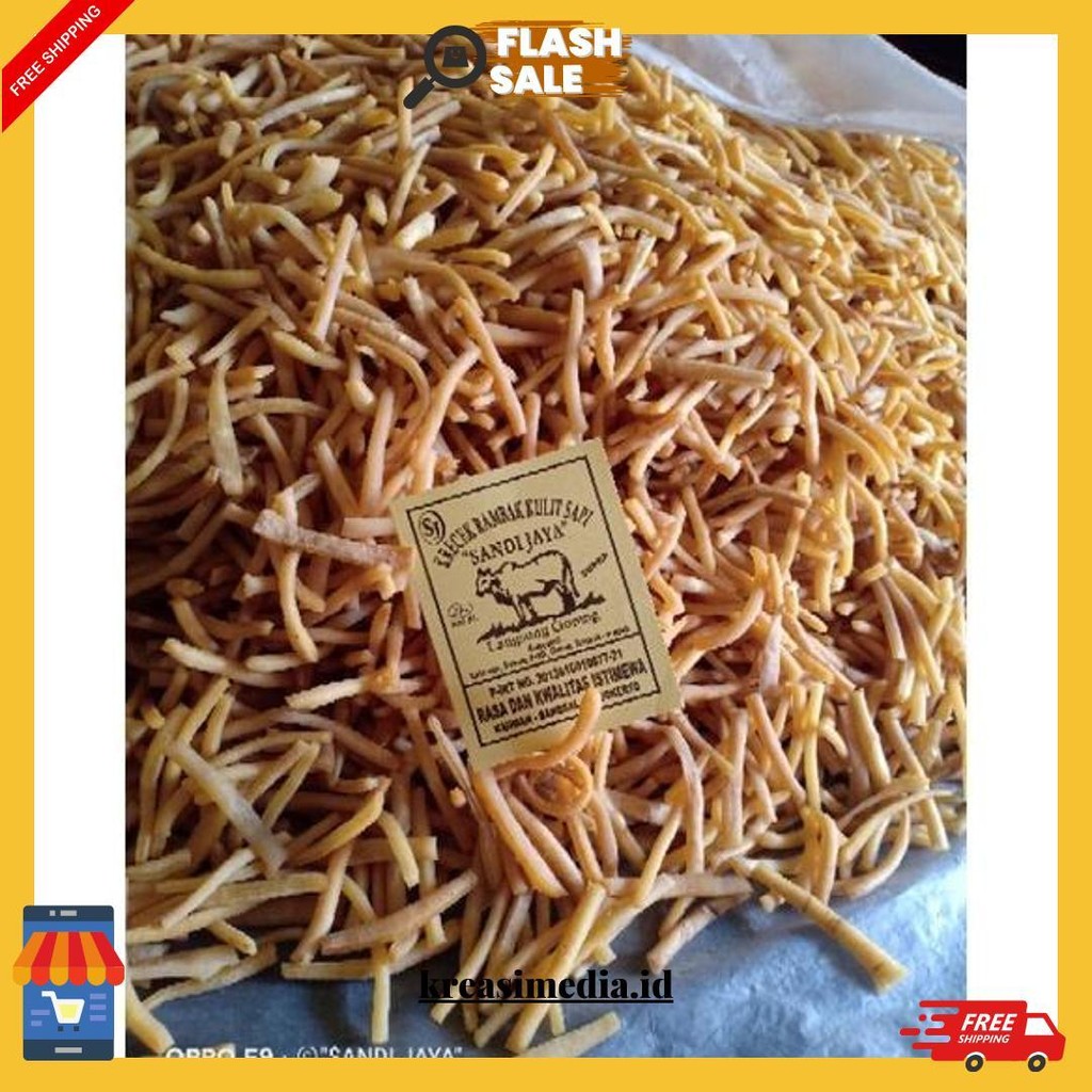 

Krecek Rambak Kulit Sapi Stick Mie Terlaris
